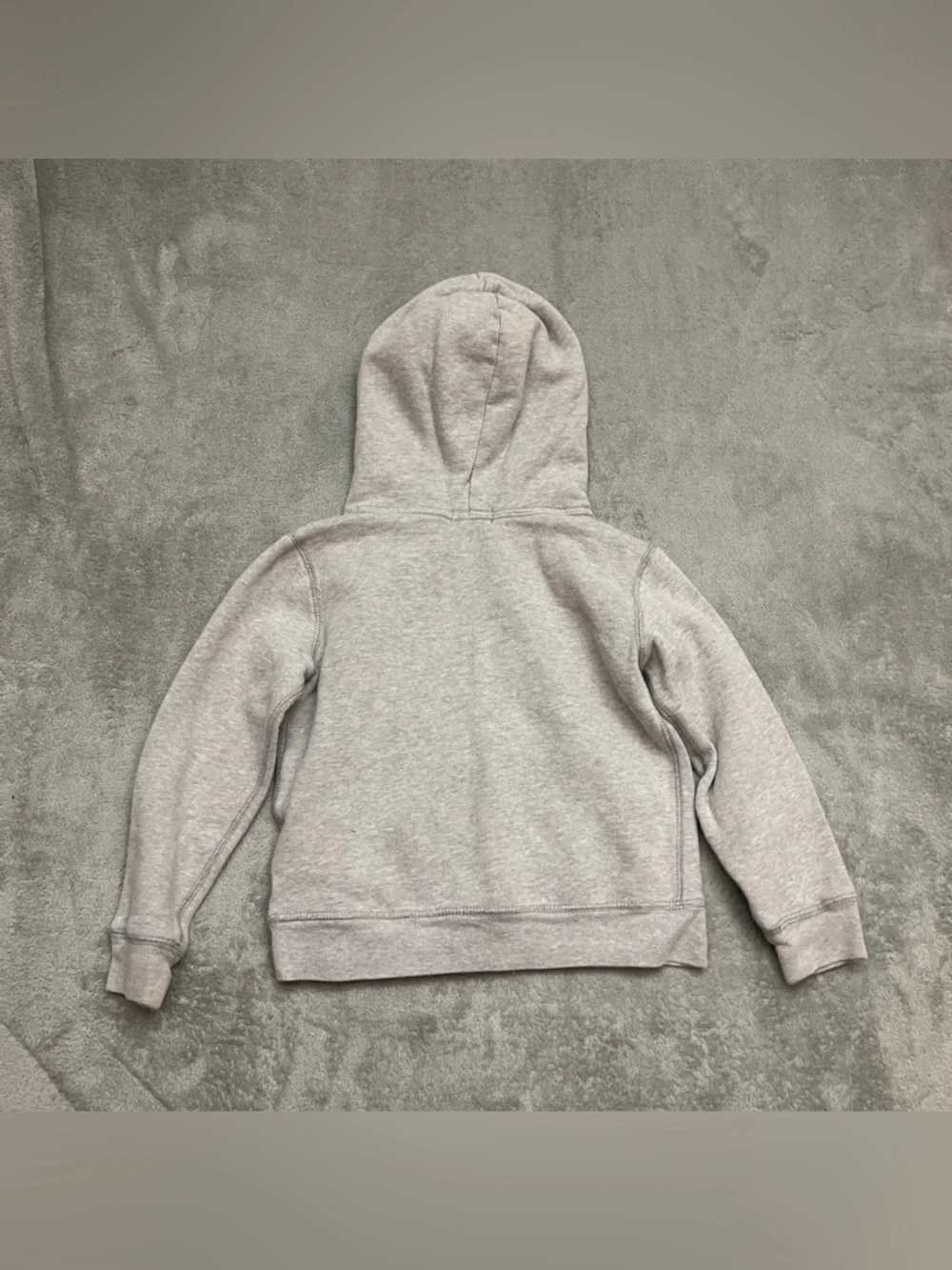 Polo Ralph Lauren Boys Hoodie Sweatshirt Gray Long Sleeve Spellout Youth Size 6